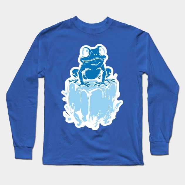 Ice Frog Long Sleeve T-Shirt by exit65